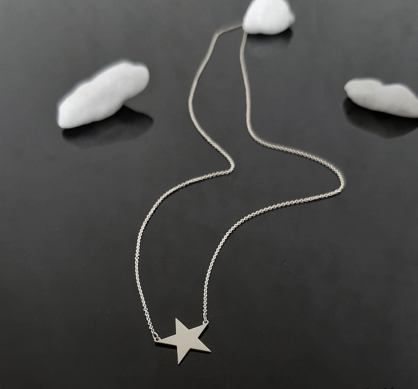 9kt & 14kt star Necklace layered necklace - InfinityJools