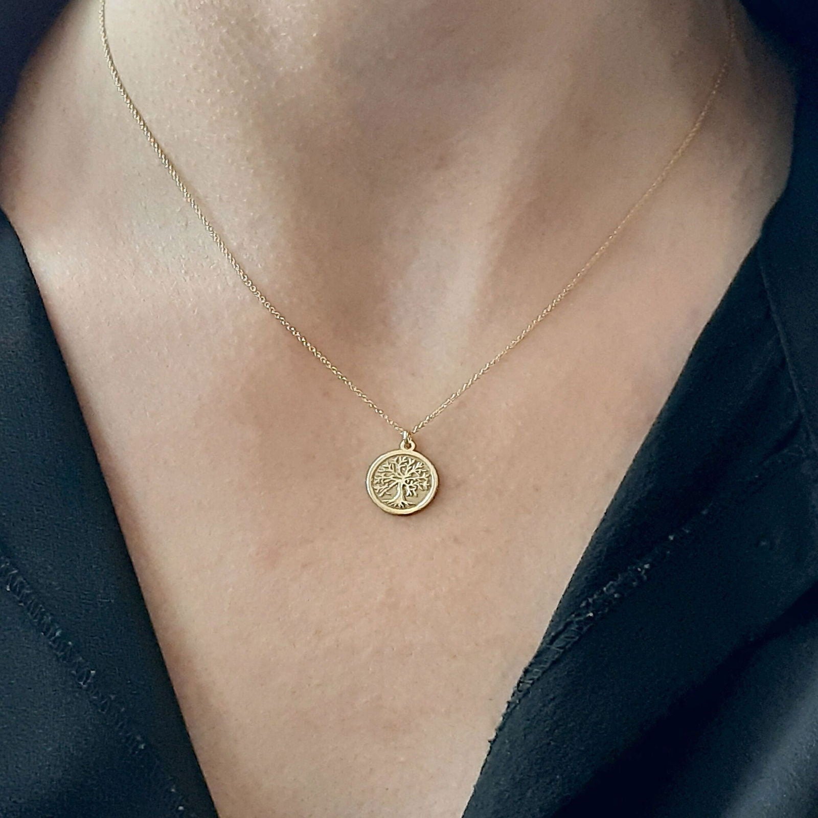 Gold Tree Of Life Necklace - InfinityJools